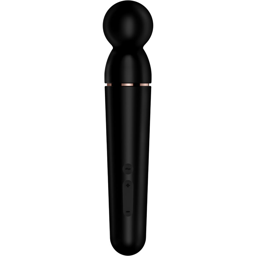 Imagen del artículo erótico SATISFYER - PLANET WAND-ER MASAJEADOR VIBRADOR NEGRO de SATISFYER WAND en la sección JUGUETES BIENESTAR |Vibradores|Vibrador WAND de Millenial Sexshop.