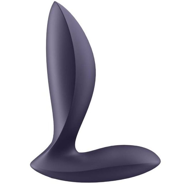 Imagen del artículo erótico SATISFYER - POWER PLUG MORADO de SATISFYER PLUGS en la sección JUGUETES BIENESTAR |Anal|Plugs Anales de Millenial Sexshop.
