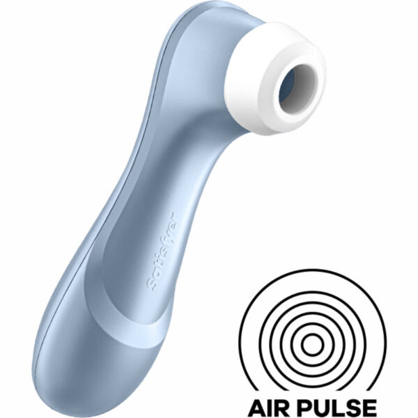 Imagen del artículo erótico SATISFYER - PRO 2 ESTIMULADOR AZUL de SATISFYER AIR PULSE en la sección JUGUETES BIENESTAR |Juguetes para Mujeres|Estimuladores|Succionadores sin vibración de Millenial Sexshop.