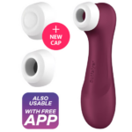 Imagen del artículo erótico SATISFYER - PRO 2 GENERACIÓN 3 GRANATE BLUETOOTH & APP de SATISFYER AIR PULSE en la sección JUGUETES BIENESTAR |Vibradores|Vibradores con APP de Millenial Sexshop.