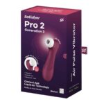 SATISFYER - PRO 2 GENERACIÓN 3 GRANATE BLUETOOTH & APP - Imagen 7