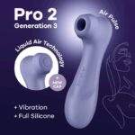 SATISFYER - PRO 2 GENERACIÓN 3 LIQUID AIR TECHNOLOGY LILA - Imagen 5