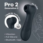 SATISFYER - PRO 2 GENERACIÓN 3 NEGRO BLUETOOTH & APP - Imagen 6