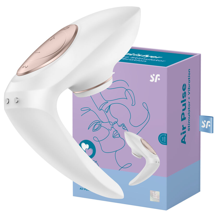 Imagen del artículo erótico SATISFYER - PRO 4 COUPLES EDICIÓN 2020 de SATISFYER AIR PULSE en la sección JUGUETES BIENESTAR |Juguetes para Mujeres|Estimuladores|Succionadores sin vibración de Millenial Sexshop.