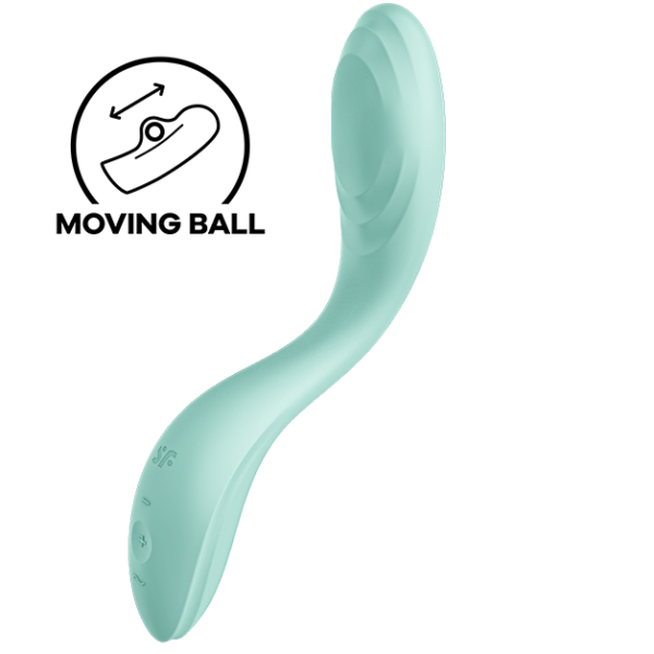 Imagen del artículo erótico SATISFYER - RRROLLING PLEASURE VIBRADOR PUNTO G VERDE de SATISFYER VIBRATOR en la sección JUGUETES BIENESTAR |Vibradores|Vibradores Punto G de Millenial Sexshop.