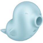 SATISFYER - SASSY SEAL ESTIMULADOR & VIBRADOR AZUL - Imagen 5