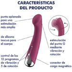 SATISFYER - SPINNING G-SPORT 1 VIBRADOR ROTADOR ROJO - Imagen 5