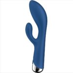SATISFYER - SPINNING RABBIT 1 ESTIMULACION CLITORIS Y PUNTO G AZUL - Imagen 3