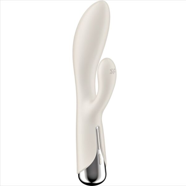 Imagen del artículo erótico SATISFYER - SPINNING RABBIT 1 ESTIMULACION CLITORIS Y PUNTO G BEIGE de SATISFYER VIBRATOR en la sección JUGUETES BIENESTAR |Vibradores|Vibradores Rabbit de Millenial Sexshop.