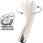 SATISFYER - SPINNING VIBE 1 VIBRADOR ROTADOR G-SPOT BEIGE - Imagen 6