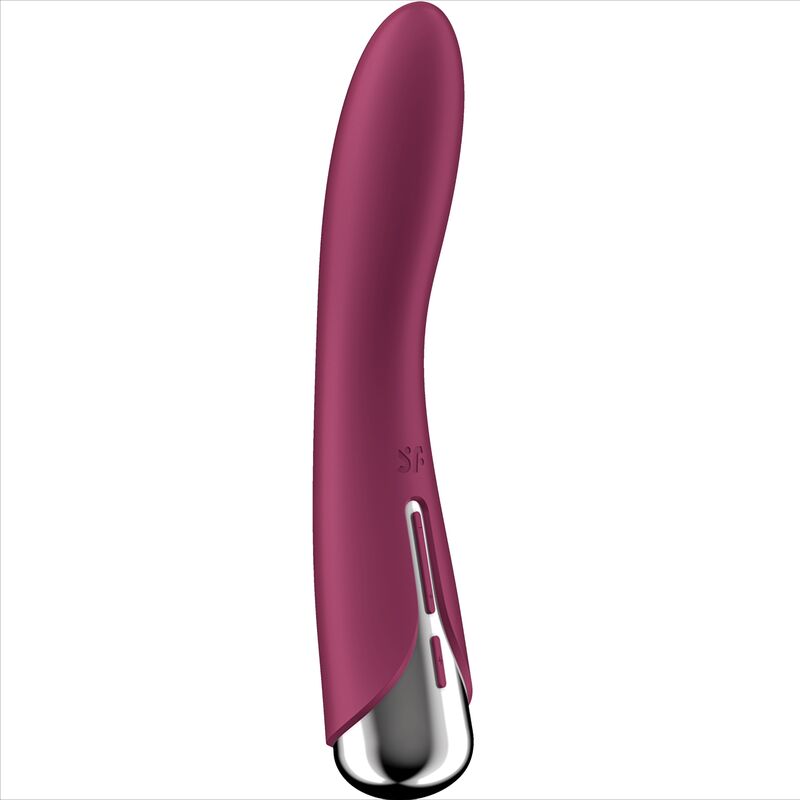 Imagen del artículo erótico SATISFYER - SPINNING VIBE 1 VIBRADOR ROTADOR G-SPOT RED de SATISFYER VIBRATOR en la sección JUGUETES BIENESTAR |Vibradores|Vibradores Punto G de Millenial Sexshop.
