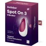 SATISFYER - SPOT ON 3 ESTIMULADOR DE CLÍTORIS ROJO - Imagen 5