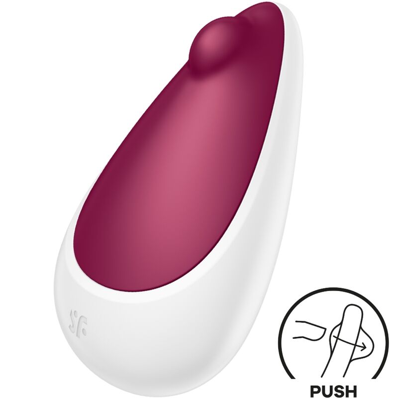 Imagen del artículo erótico SATISFYER - SPOT ON 3 ESTIMULADOR DE CLÍTORIS ROJO de SATISFYER VIBRATOR en la sección JUGUETES BIENESTAR |Vibradores|Vibradores Lay-on Clítoris de Millenial Sexshop.