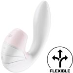 Imagen del artículo erótico SATISFYER - SUPERNOVA ESTIMULADOR Y VIBRADOR BLANCO de SATISFYER AIR PULSE en la sección JUGUETES BIENESTAR |Juguetes para Mujeres|Estimuladores|Succionadores sin vibración de Millenial Sexshop.