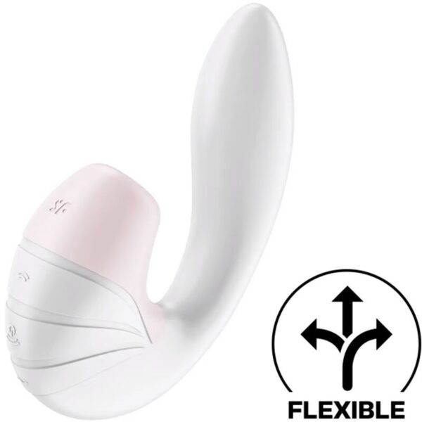Imagen del artículo erótico SATISFYER - SUPERNOVA ESTIMULADOR Y VIBRADOR BLANCO de SATISFYER AIR PULSE en la sección JUGUETES BIENESTAR |Juguetes para Mujeres|Estimuladores|Succionadores sin vibración de Millenial Sexshop.