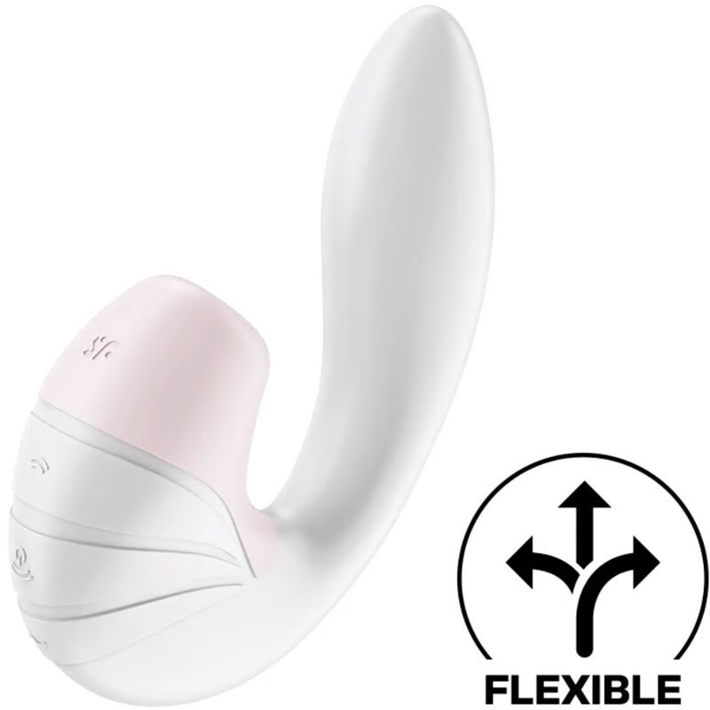 Imagen del artículo erótico SATISFYER - SUPERNOVA ESTIMULADOR Y VIBRADOR BLANCO de SATISFYER AIR PULSE en la sección JUGUETES BIENESTAR |Juguetes para Mujeres|Estimuladores|Succionadores sin vibración de Millenial Sexshop.
