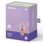 SATISFYER - SWEET TREAT SPINNATOR MARRÓN & ROSA - Imagen 3