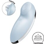 Imagen del artículo erótico SATISFYER - TAP & CLIMAX 2 VIBRADOR & ESTIMULADOR AZUL de SATISFYER VIBRATOR en la sección JUGUETES BIENESTAR |Juguetes para Mujeres|Estimuladores|Succionadores con vibración de Millenial Sexshop.