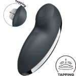 Imagen del artículo erótico SATISFYER - TAP & CLIMAX 2 VIBRADOR & ESTIMULADOR GRIS de SATISFYER VIBRATOR en la sección JUGUETES BIENESTAR |Juguetes para Mujeres|Estimuladores|Succionadores con vibración de Millenial Sexshop.