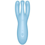 SATISFYER - THREESOME 4 VIBRADOR APP AZUL - Imagen 2