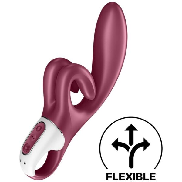 Imagen del artículo erótico SATISFYER - TOUCH ME VIBRADOR RABBIT ROJO de SATISFYER VIBRATOR en la sección JUGUETES BIENESTAR |Vibradores|Vibradores Rabbit de Millenial Sexshop.
