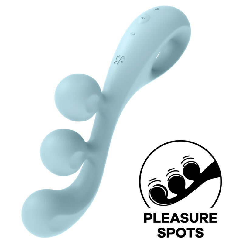 Imagen del artículo erótico SATISFYER - TRI BALL 2 MULTI VIBRADOR AZUL de SATISFYER VIBRATOR en la sección JUGUETES BIENESTAR |Vibradores|Vibradores Rabbit de Millenial Sexshop.
