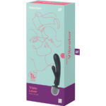 SATISFYER - TRIPLE LOVER MASAJEADOR VIBRADOR RABBIT GRIS - Imagen 7