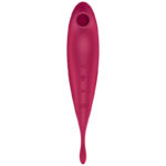 SATISFYER - TWIRLING PRO+ ESTIMULADOR Y VIBRADOR APP ROJO - Imagen 2