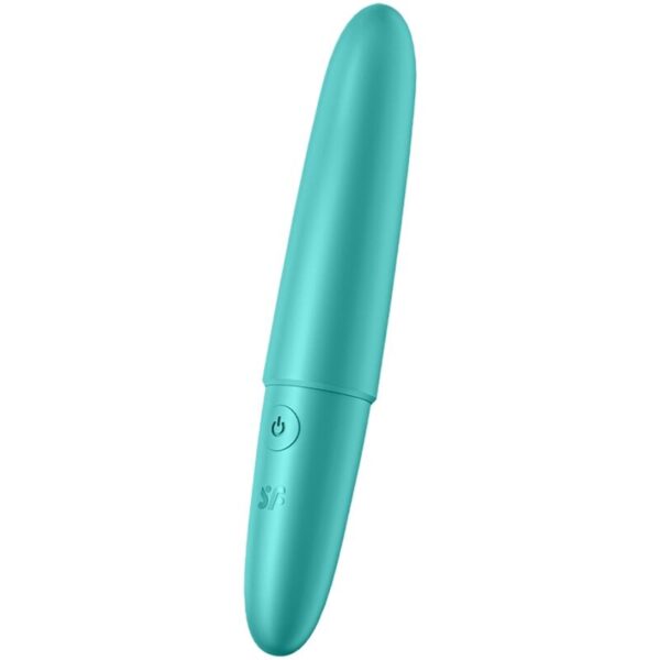 Imagen del artículo erótico SATISFYER - ULTRA POWER BULLET 6 BALA VIBRADORA TURQUESA de SATISFYER VIBRATOR en la sección JUGUETES BIENESTAR |Juguetes para Mujeres|Estimuladores|Balas vibradoras de Millenial Sexshop.