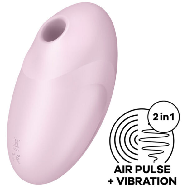 Imagen del artículo erótico SATISFYER - VULVA LOVER 3 ESTIMULADOR Y VIBRADOR ROSA de SATISFYER AIR PULSE en la sección JUGUETES BIENESTAR |Juguetes para Mujeres|Estimuladores|Succionadores sin vibración de Millenial Sexshop.
