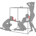 SECRET DOME - KINK CLUB CABINA SCANDALE NEGRO & ROJO - Imagen 7