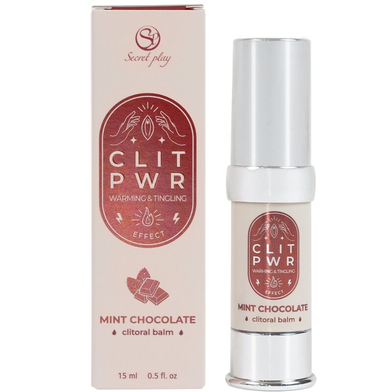 Imagen del artículo erótico SECRET PLAY - CLIT PWR BLSAMO DE CLITORIS MENTA CHOCOLATE de SECRETPLAY COSMETIC en la sección DROGUERÍA |Estimulantes para Ellas|Vibrador Líquido de Millenial Sexshop.