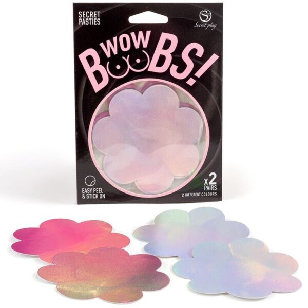 Imagen del artículo erótico SECRET PLAY - WOW BOOBS! CUBRE PEZONES FLOR de SECRETPLAY 100% FETISH en la sección MODA & LENCERÍA|Lencería Mujer|Accesorios|Pezoneras de Millenial Sexshop.