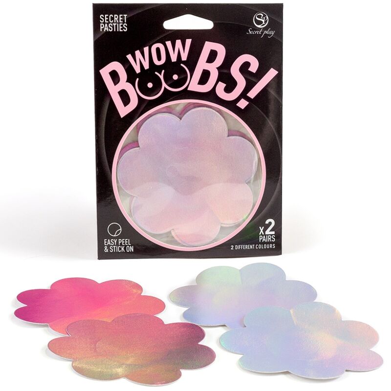 Imagen del artículo erótico SECRET PLAY - WOW BOOBS! CUBRE PEZONES FLOR de SECRETPLAY 100% FETISH en la sección MODA & LENCERÍA|Lencería Mujer|Accesorios|Pezoneras de Millenial Sexshop.