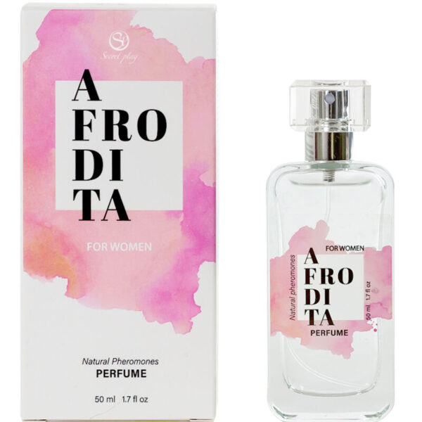 Imagen del artículo erótico SECRETPLAY - AFRODITA PERFUME FEROMONAS MUJER SPRAY 50 ML de SECRETPLAY COSMETIC en la sección DROGUERÍA |Perfumes de Millenial Sexshop.