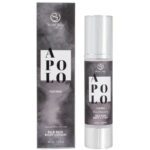 Imagen del artículo erótico SECRETPLAY - APOLO LOCIÓN PIEL DE SEDA PARA HOMBRES 50 ML de SECRETPLAY COSMETIC en la sección DROGUERÍA |Para Masajes|Aceites sin sabores de Millenial Sexshop.