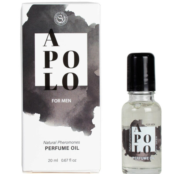 Imagen del artículo erótico SECRETPLAY - APOLO PERFUME EN ACEITE FEROMONAS HOMBRE 20 ML de SECRETPLAY COSMETIC en la sección DROGUERÍA |Perfumes de Millenial Sexshop.