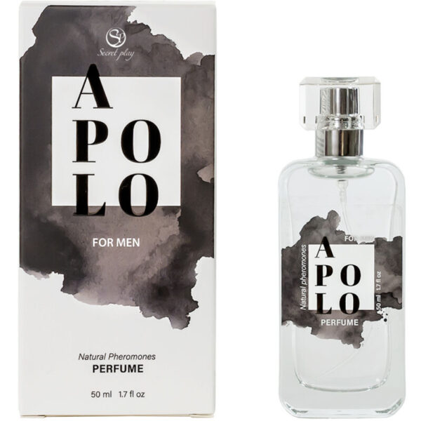 Imagen del artículo erótico SECRETPLAY - APOLO PERFUME FEROMONAS HOMBRE SPRAY 50 ML de SECRETPLAY COSMETIC en la sección DROGUERÍA |Perfumes de Millenial Sexshop.