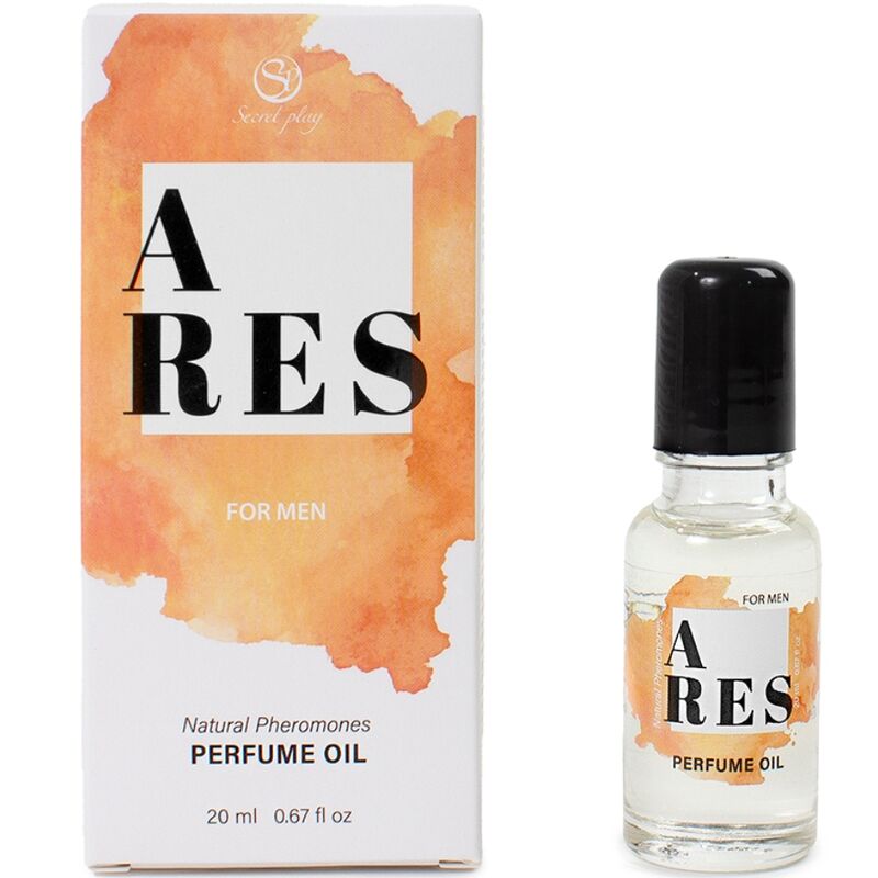 Imagen del artículo erótico SECRETPLAY - ARES PERFUME NATURAL FEROMONAS EN ACEITE PARA HOMBRE 20 ML de SECRETPLAY COSMETIC en la sección DROGUERÍA |Perfumes de Millenial Sexshop.