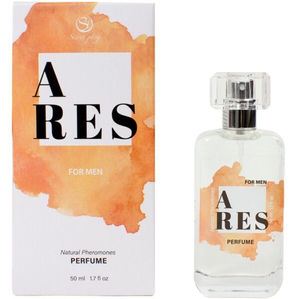 Imagen del artículo erótico SECRETPLAY - ARES PERFUME NATURAL FEROMONAS SPRAY PARA HOMBRE 50 ML de SECRETPLAY COSMETIC en la sección DROGUERÍA |Perfumes de Millenial Sexshop.
