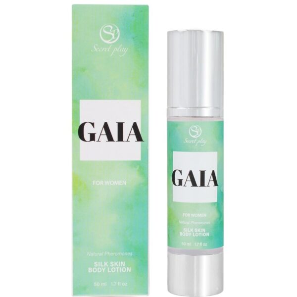 Imagen del artículo erótico SECRETPLAY - GAIA LOCIÓN PIEL DE SEDA PARA MUJERES 50 ML de SECRETPLAY COSMETIC en la sección DROGUERÍA |Para Masajes|Aceites sin sabores de Millenial Sexshop.