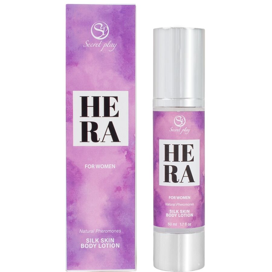 Imagen del artículo erótico SECRETPLAY - HERA LOCIÓN PIEL DE SEDA PARA MUJERES 50 ML de SECRETPLAY COSMETIC en la sección DROGUERÍA |Para Masajes|Aceites sin sabores de Millenial Sexshop.
