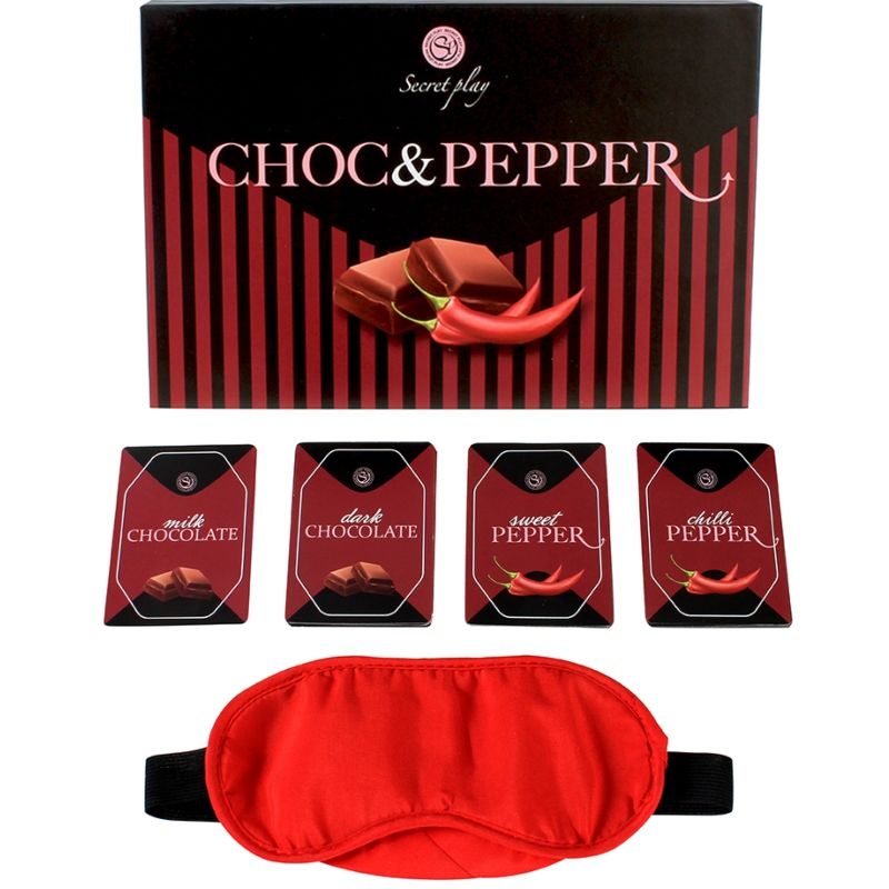 Imagen del artículo erótico SECRETPLAY - JUEGO "CHOC & PEPPER" (FR/PT) de SECRETPLAY 100% GAMES en la sección JUEGOS |Juegos de cartas de Millenial Sexshop.
