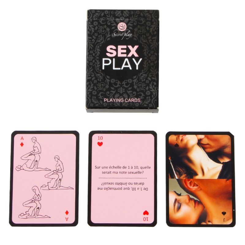 Imagen del artículo erótico SECRETPLAY - JUEGO DE CARTAS SEX PLAY (FR/PT) de SECRETPLAY 100% GAMES en la sección JUEGOS |Juegos de cartas de Millenial Sexshop.