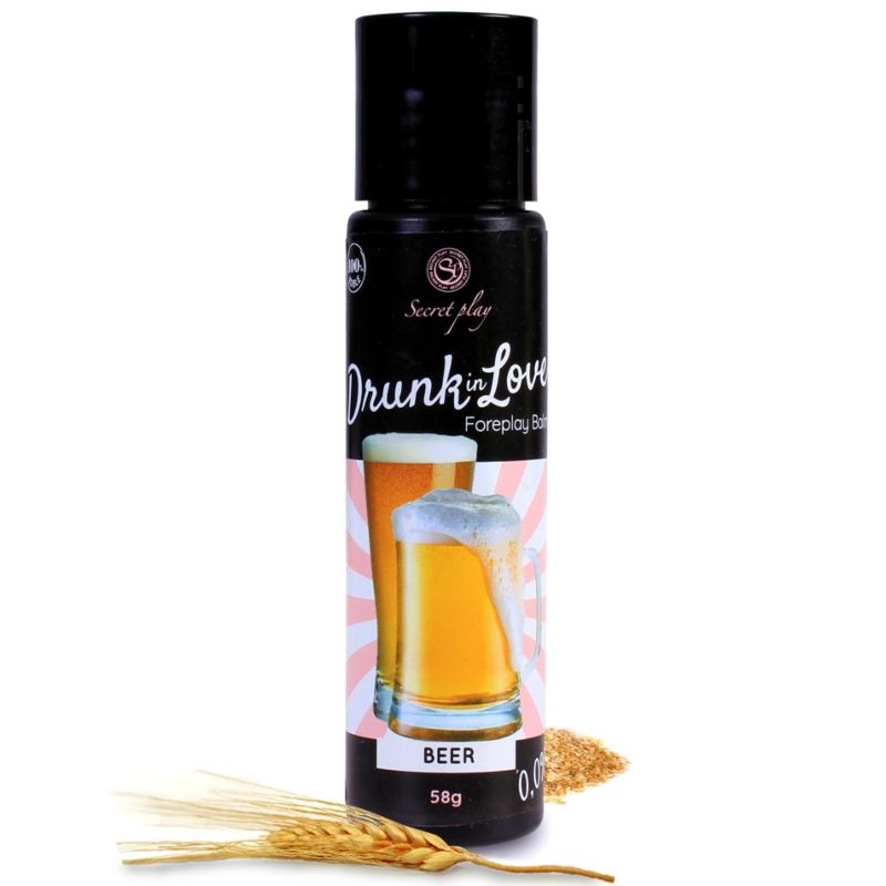 Imagen del artículo erótico SECRETPLAY - LUBRICANTE DRUN IN LOVE CERVEZA 60 ML de SECRETPLAY COSMETIC en la sección DROGUERÍA |Lubricantes|Con deliciosos Sabores de Millenial Sexshop.