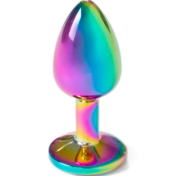 Imagen del artículo erótico SECRETPLAY - METAL BUTT PLUG MULTICOLOR TALLA S 7 CM de SECRETPLAY TOYS en la sección JUGUETES BIENESTAR |Anal|Plugs Anales de Millenial Sexshop.