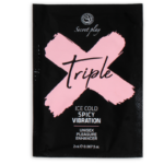 Imagen del artículo erótico SECRETPLAY - MONODOSIS TRIPLE X INTENSIFICADOR PLACER de SECRETPLAY COSMETIC en la sección DROGUERÍA |Lubricantes|Monodosis de Millenial Sexshop.