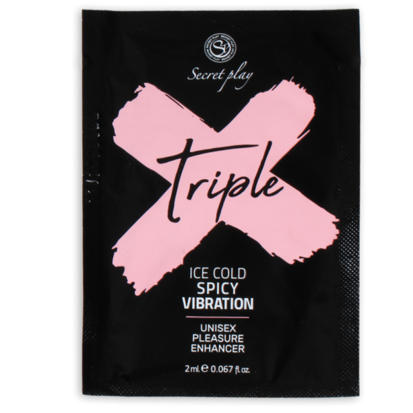 Imagen del artículo erótico SECRETPLAY - MONODOSIS TRIPLE X INTENSIFICADOR PLACER de SECRETPLAY COSMETIC en la sección DROGUERÍA |Lubricantes|Monodosis de Millenial Sexshop.