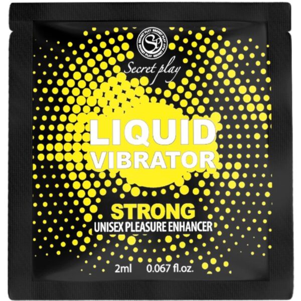 Imagen del artículo erótico SECRETPLAY - MONODOSIS VIBRADOR LIQUIDO STRONG 2 ML de SECRETPLAY COSMETIC en la sección DROGUERÍA |Estimulantes para Ellas|Intensificador Orgasmos de Millenial Sexshop.