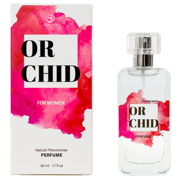 Imagen del artículo erótico SECRETPLAY - ORCHID PERFUME FEROMONAS MUJER SPRAY 50 ML de SECRETPLAY COSMETIC en la sección DROGUERÍA |Perfumes de Millenial Sexshop.
